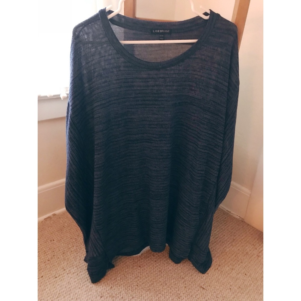Lane Bryant blue tunic top